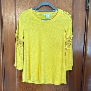 Bell Sleeve Crochet Top